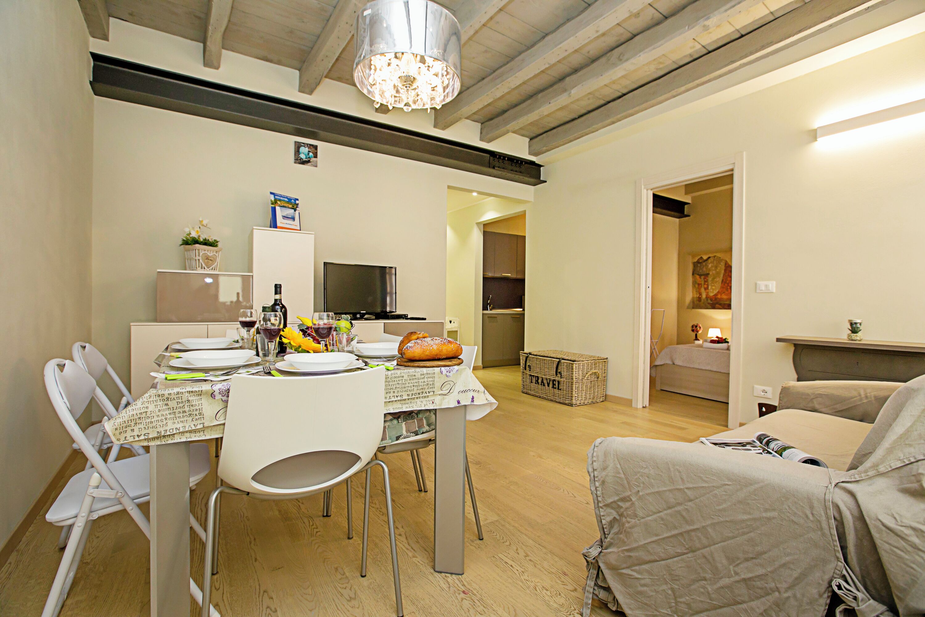 Familie appartement, meerdere slaapkamers (Residenza Il Cavaliere del Lago) | Dineren