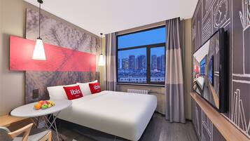 Premium bedding, individually decorated, individually furnished, desk