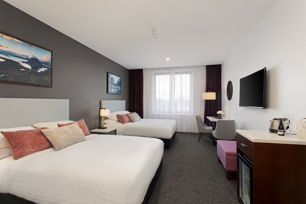 standard room, 2 queen beds | premium bedding, in-room safe, individually decorated