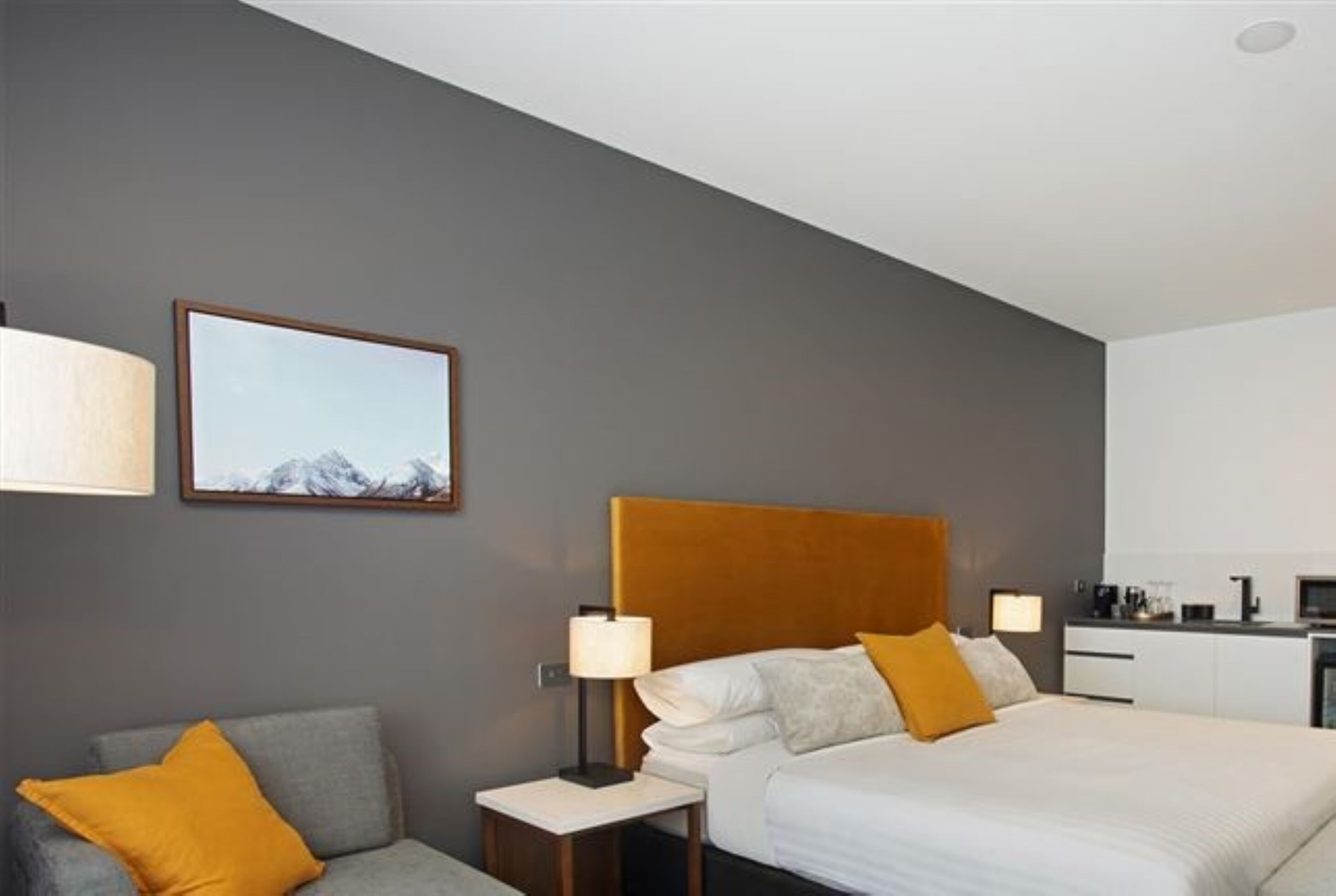 deluxe room | private kitchen | mini-fridge, espresso maker, coffee/tea maker, electric kettle