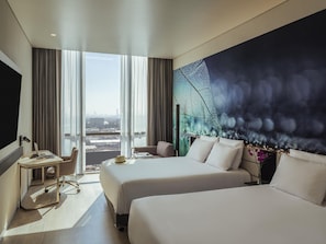 Superior Room, 2 Double Beds | Minibar, in-room safe, desk, laptop workspace