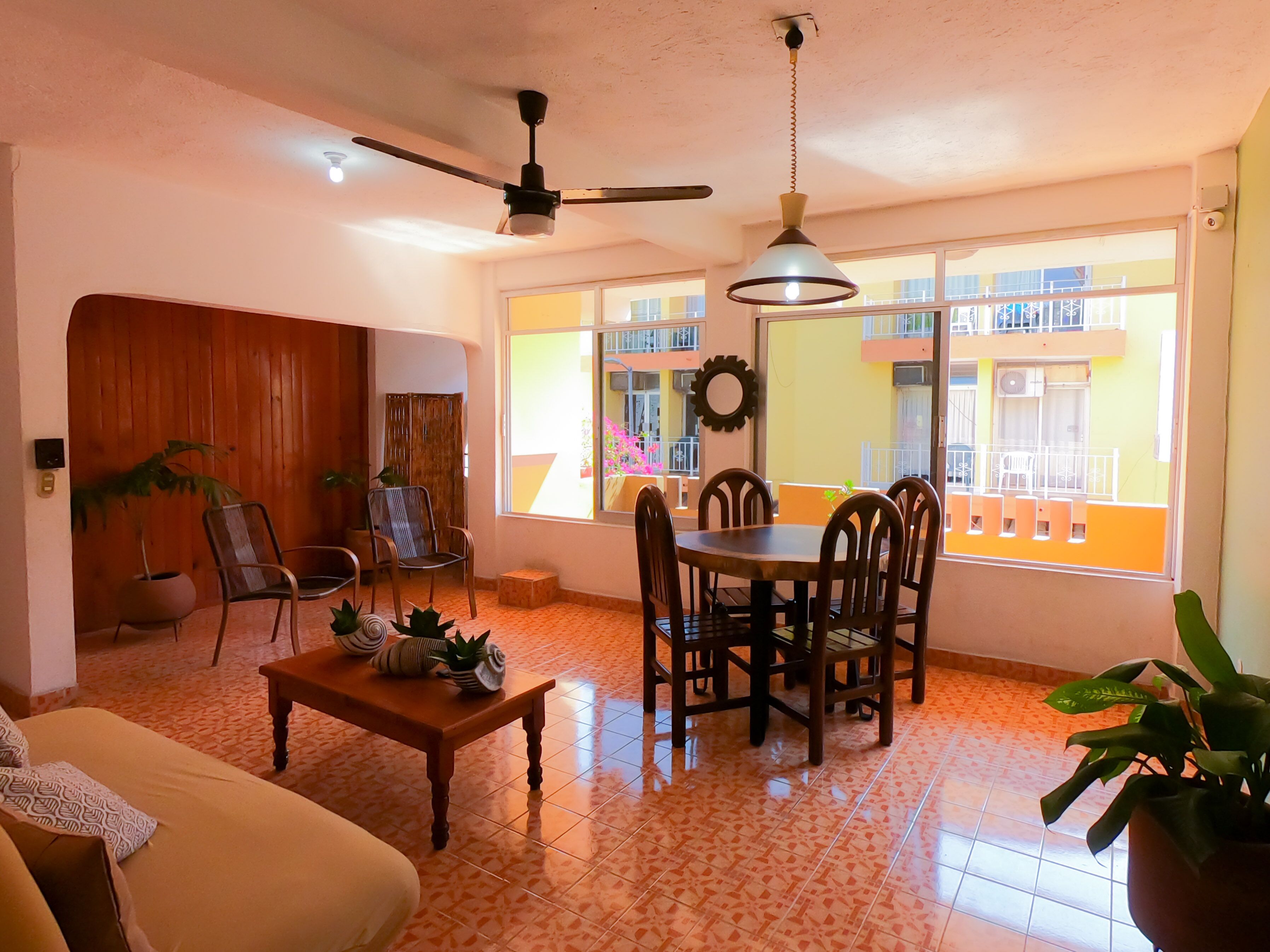 family room, multiple beds | living area | 32-inch smart tv with digital channels, tv