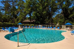 Indoor pool, outdoor pool