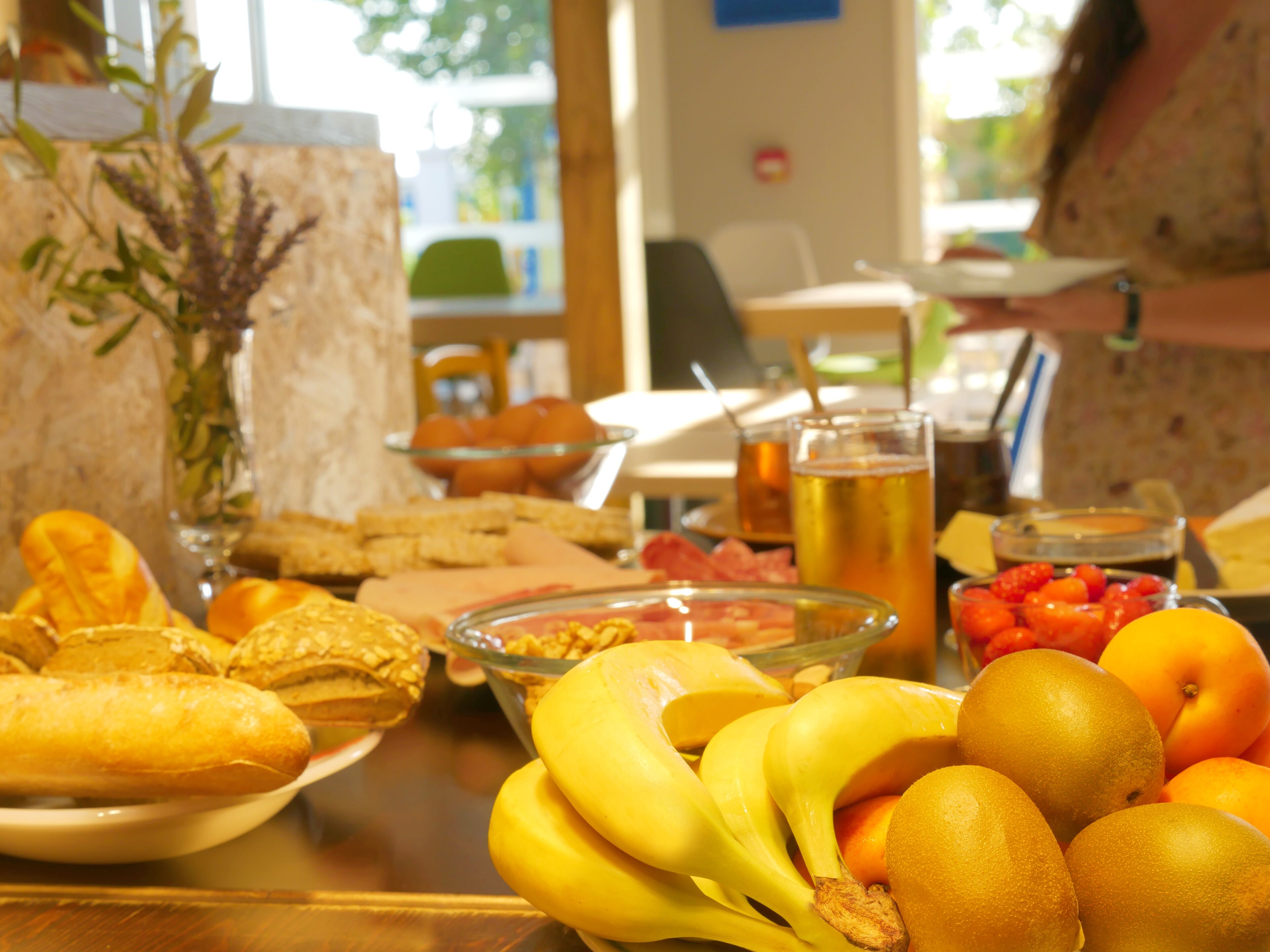 daily buffet breakfast (eur 11.00 per person)