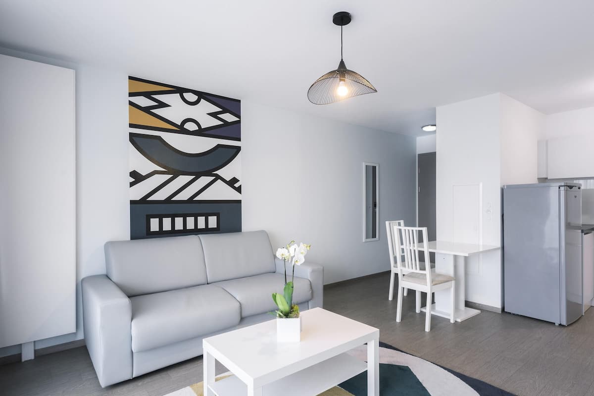 Apartamento, 2 quartos, terraço | Roupas de cama premium