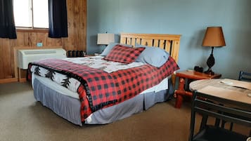 Individually decorated, individually furnished, iron/ironing board