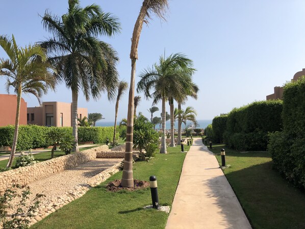 Overnattingsstedets uteområder