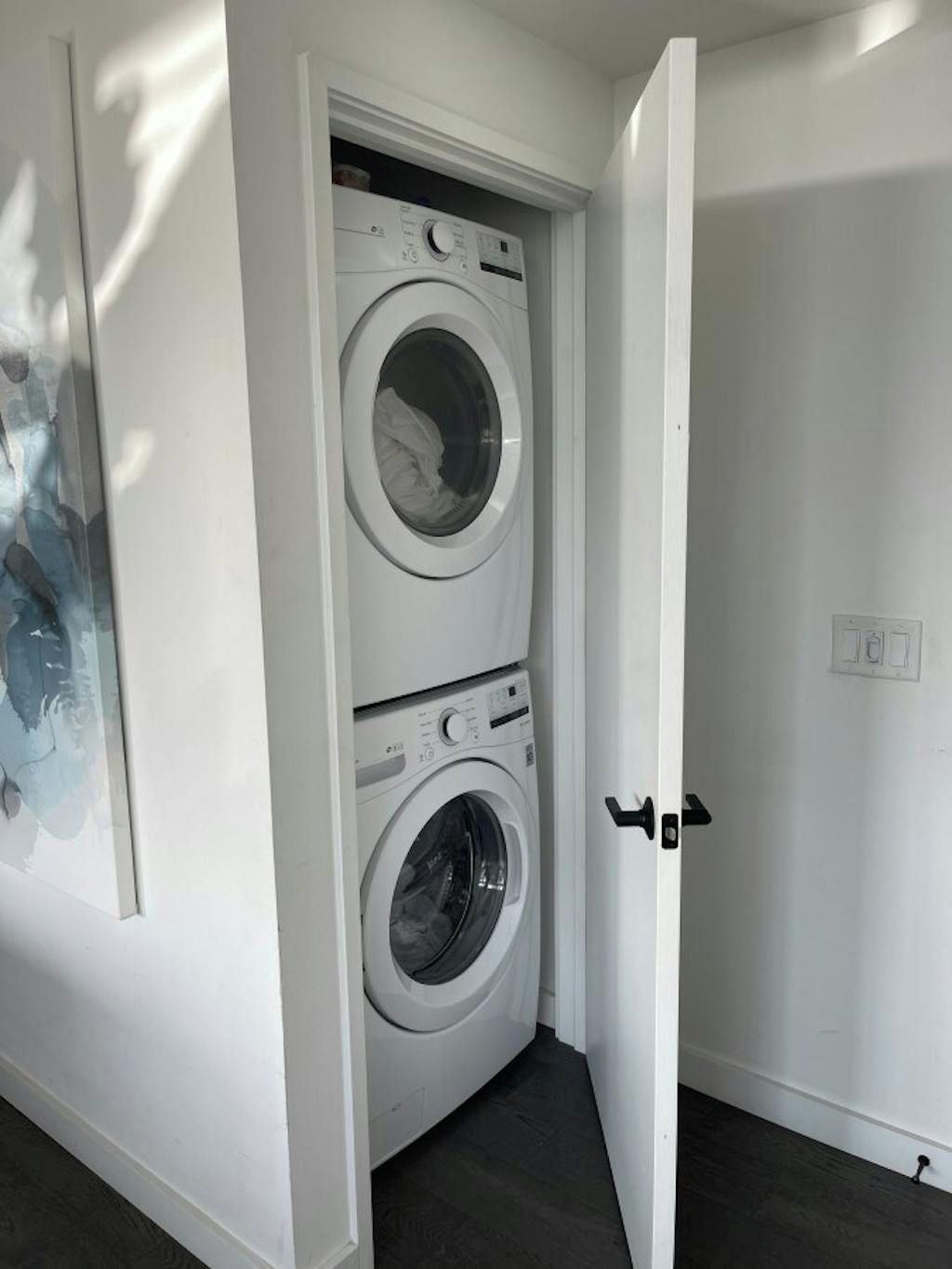 Washer and Dryer Area