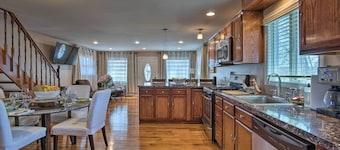 Waterfront Home w/ Large Deck & Dock on Narrow Bay