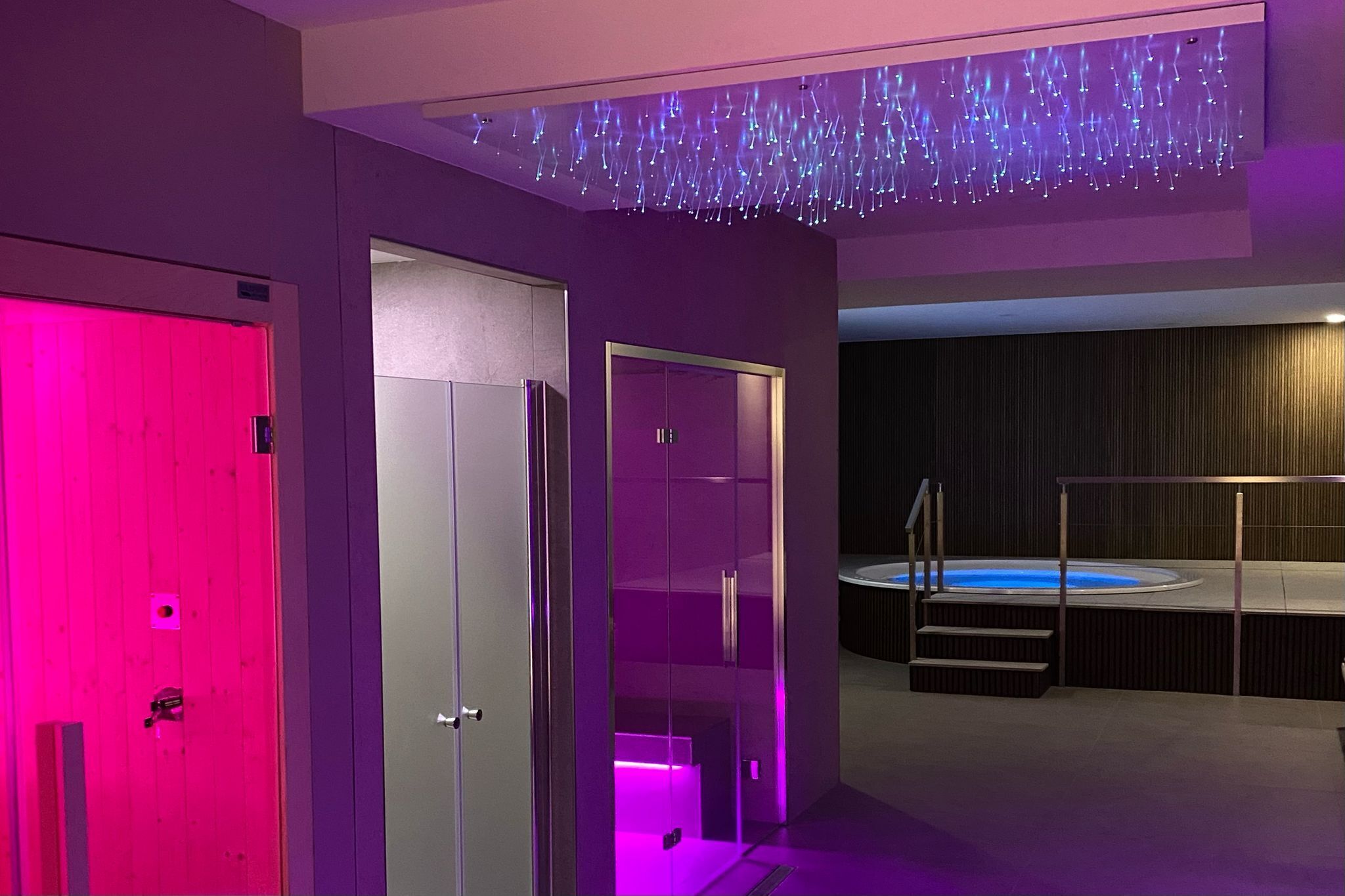 Sauna, bain à remous, hammam