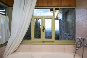 Superior-Doppelzimmer, Kamin | Ausblick vom Zimmer