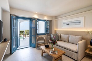 Suite (Athena) | Area soggiorno | Smart TV 32 pollici con canali satellitari, TV