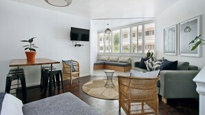 Studio (Blue Waters 29) | Living area | LED TV - Blue Waters Studios (Cape Town)