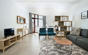 Studio (Blue Waters 3) | Living area | LED TV - Blue Waters Studios (Cape Town)