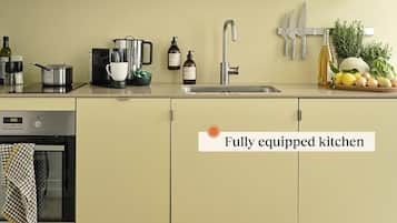 Kylskåp, ugn, spishäll och diskmaskin