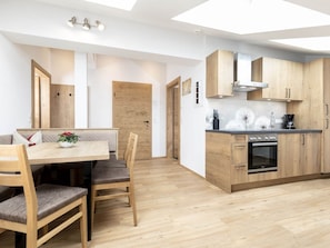 Apartment | Private kitchen | Fridge, microwave, oven, dishwasher