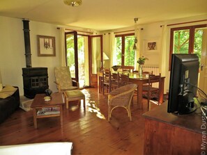DVD player, MP3 dock - Chic Holiday Home in Parisot With Swimming Pool (Parisot)