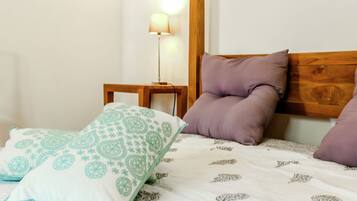 1 bedroom, individually furnished, bed sheets
