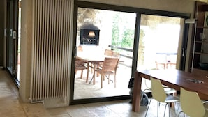 Dining - Villa With Heated Pool, Petanque, spa & View (Villecroze)