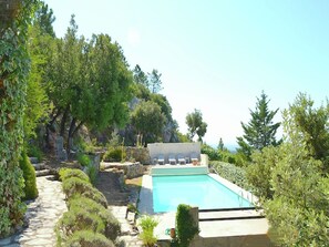Indoor pool, outdoor pool - Villa With Heated Pool, Petanque, spa & View (Villecroze)