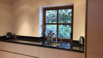 House | Private kitchen | Fridge, high chair