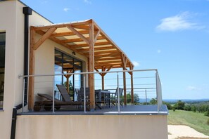 Villa | View from property - Spacious Villa With Swimming Pool in Vagnas (Vagnas)