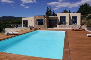 Villa | Pool | Indoor pool, outdoor pool - Spacious Villa With Swimming Pool in Vagnas (Vagnas)