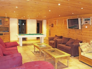 Fireplace - Cozy Chalet in Champagny-en-vanoise the Rhone Alpes Near Ski (Champagny-en-Vanoise)