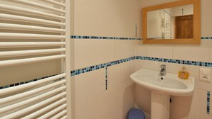 Combined shower/tub, hair dryer, towels - Apartment in Saint-dié-des-vosges With Terrace (Saint-Die)