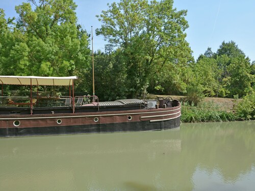 Charming Boat in Villedubert With Terrace