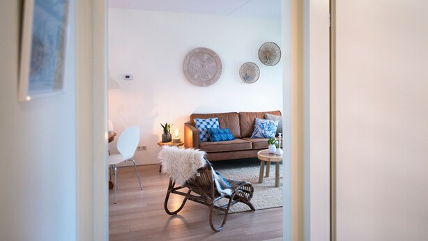 Living room - Modern Apartment in the Centre of Scheveningen Near the Beach (The Hague)