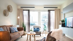 Living room - Modern Apartment in the Centre of Scheveningen Near the Beach (The Hague)