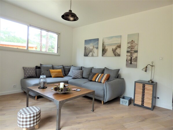 House | Living room - Chic Retreat by the Dunes (Carcans)