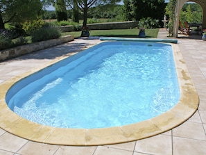 Outdoor pool - Spacious Villa With Pool in Saint-cesaire-de-gauzignan (Saint-Cesaire-de-Gauzignan)