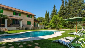 Pool - Sleep in Former Train Station With Beautiful Pool and Enclosed Grass Garden (Lorgues)