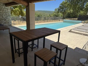 Villa | Pool | Indoor pool, outdoor pool - Villa in Saignon With Pool and Scenic Views (Saignon)