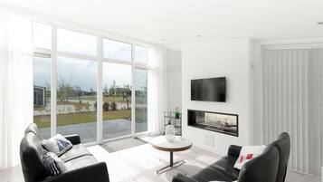 House | Living room | Fireplace