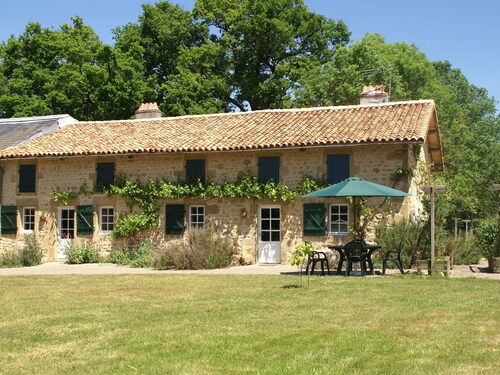 Holiday Home in Pressac With Swimming Pool, Pond, Heating