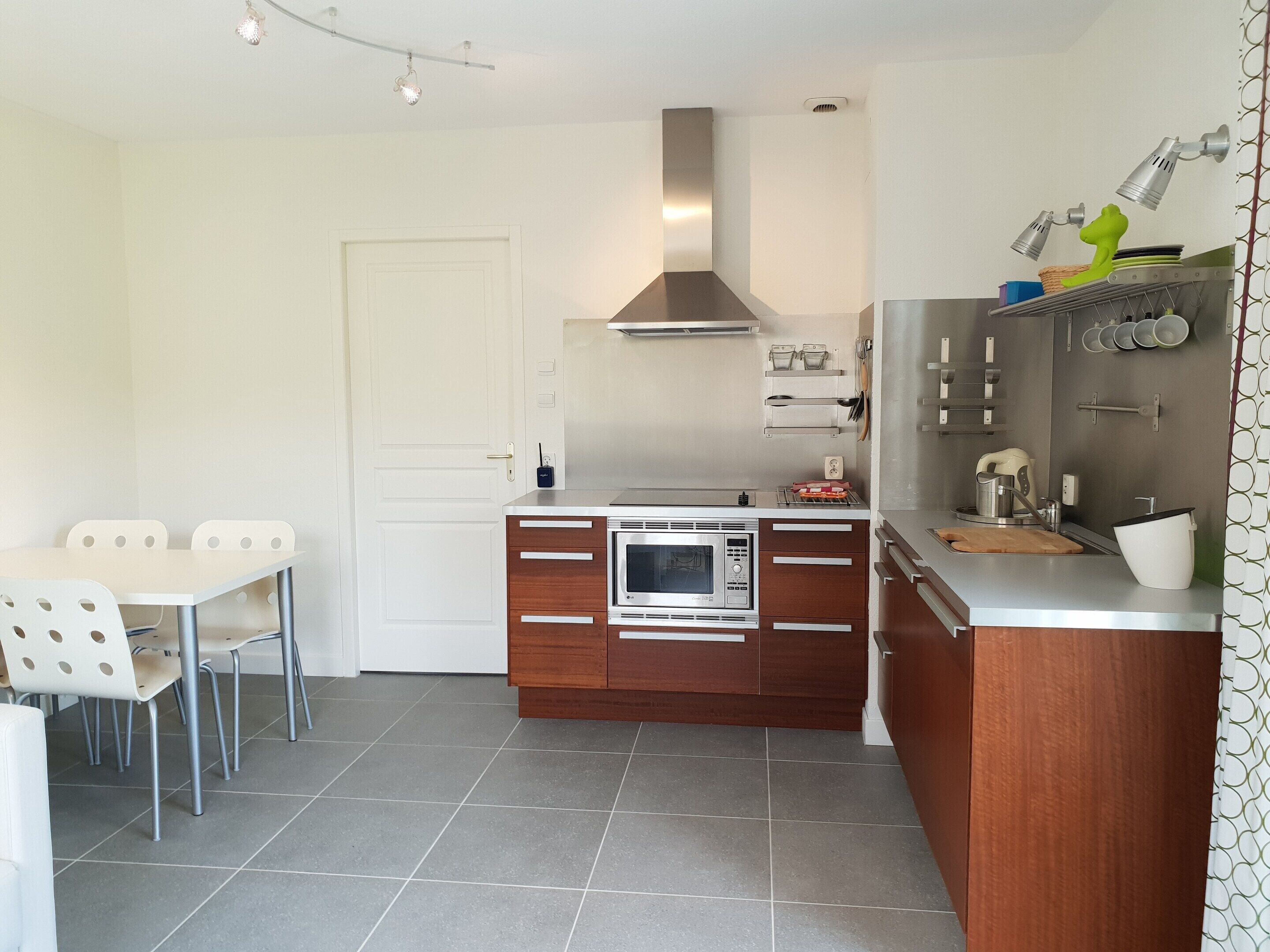 Villa | Private kitchen | Fridge, high chair