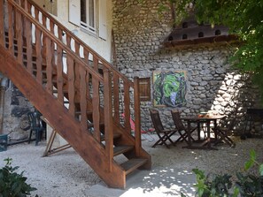 House | Balcony - Holiday Home in Ardeche Near Chateau Ventadour (Lalevade-d'Ardeche)