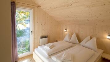 Chalet | 4 Schlafzimmer, individuell eingerichtet, Bettwäsche