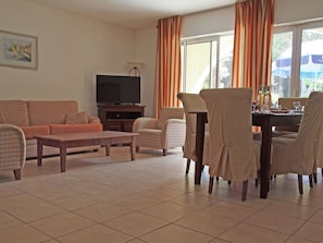 Apartment | Living room - Apartment in Gassin Saint Tropez With Garden, Pool (Gassin)