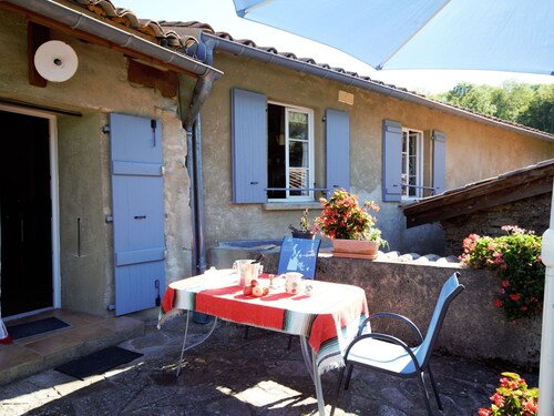 Detached, Authentic Holiday Home With Garden and Mountain Views in France