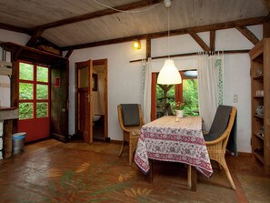 Dining - Cosily Furnished Small Wooden House (Baexem)
