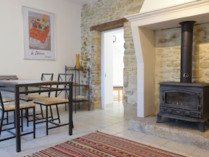 Dining - Charming Farmhouse in Pont-de-barret With Swimming Pool (Pont-de-Barret)