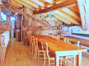 Dining - Sublime Chalet of Character With a Cozy Atmosphere (Peisey-Nancroix)
