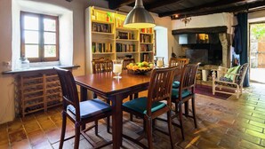 Dining - Hillside Villa in Pourchères With Swimming Pool (Pourcheres)