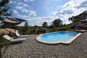 Villa | Pool | Indoor pool, outdoor pool - Villa in Rhone Alpes With Private Pool (Joyeuse)