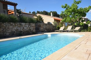 Pool - Villa in Rhone Alpes With Private Pool (Joyeuse)