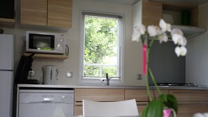 Unclassified image, 4 of 14, button - Luxury Mobile Home With Wooden Terrace Near the Coast (Vias)